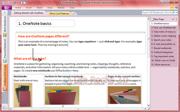 OneNote 2010