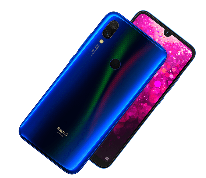 redmi y3 blue color