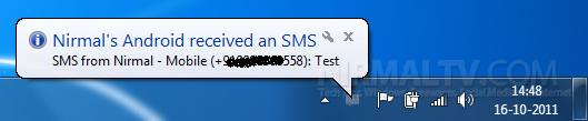 SMS Notification