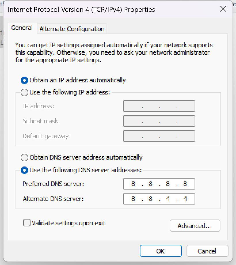 windows 11 vpn dns issues